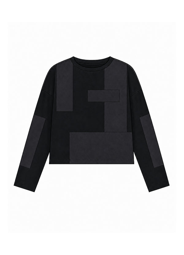 Planet Mini Blocks Long Sleeve Tee