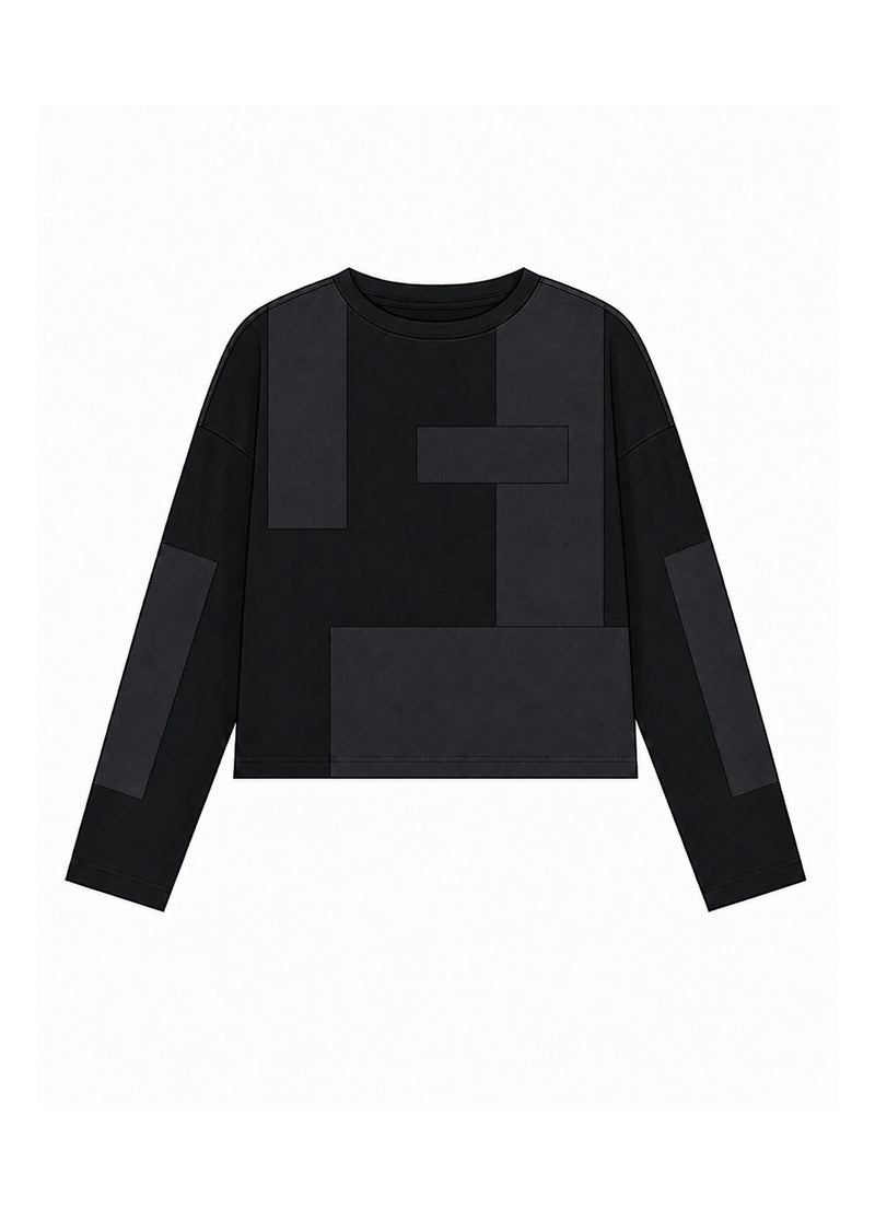 Planet Mini Blocks Long Sleeve Tee