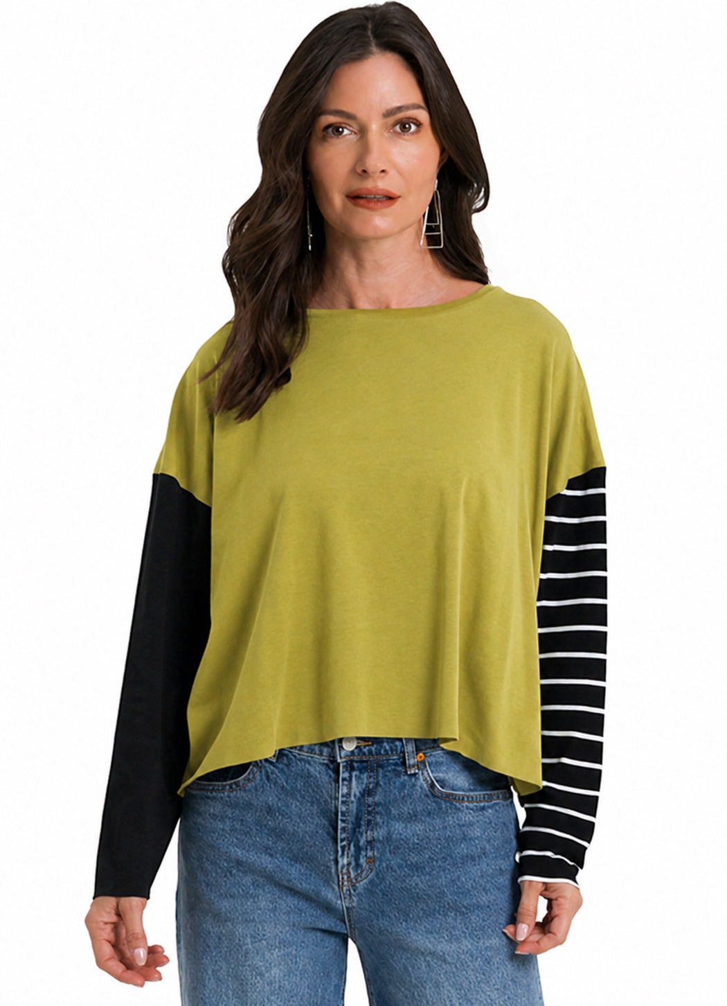 Planet Mini Mixed Media Boxy Tee
