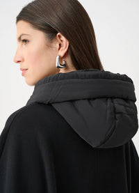 Joseph Ribkoff Sweater Knit Quilted Poncho Jacket