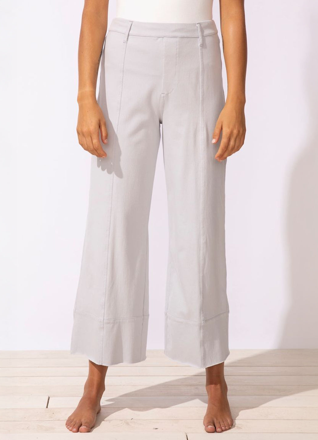 Escape Knit Denim Flood Jean