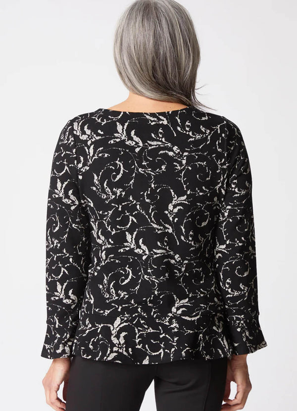 Habitat Jacquard Scroll Peplum Pullover