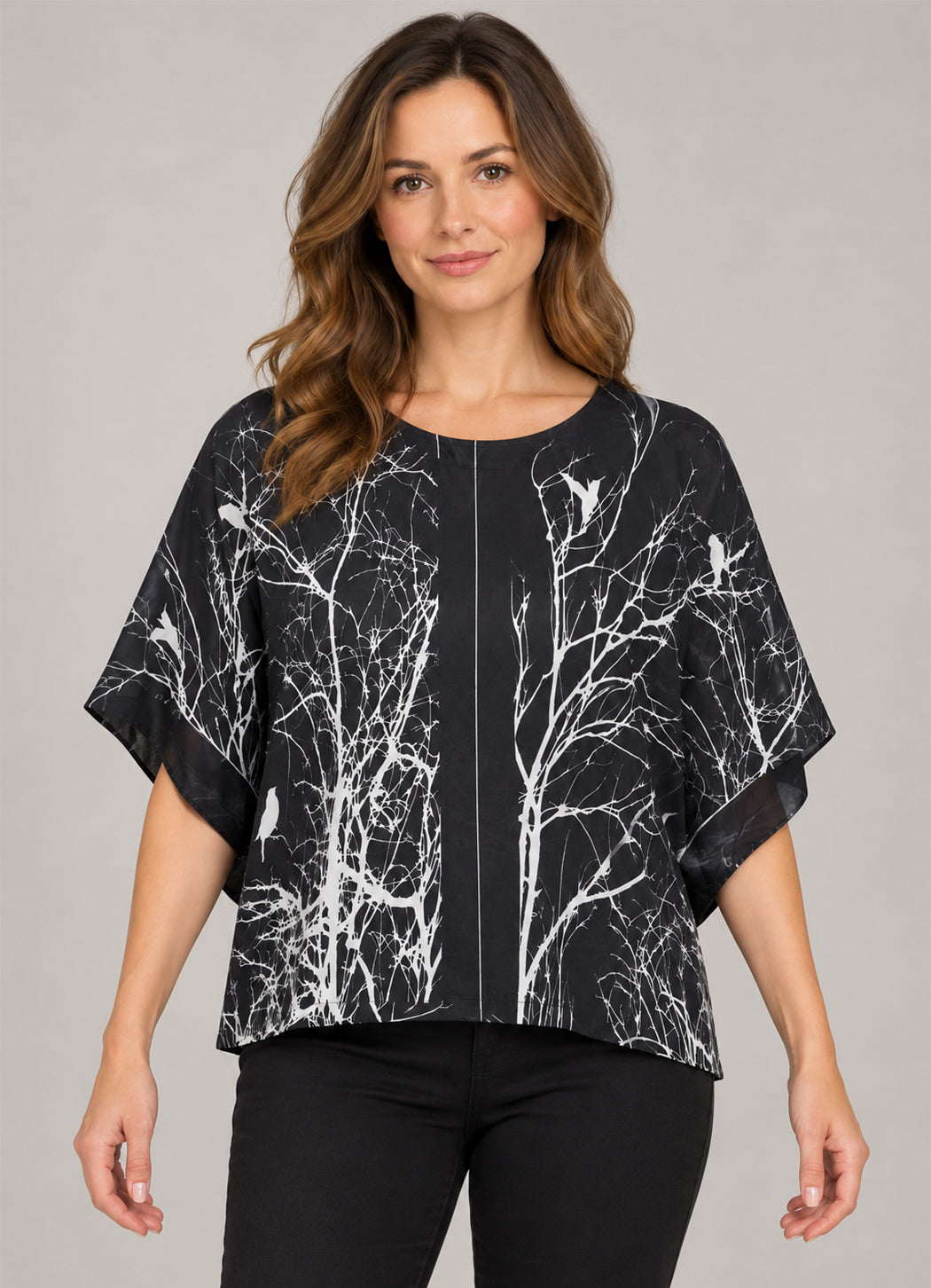 Cocoon Silk Short Top