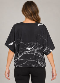Cocoon Silk Short Top