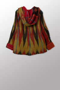 Mieko Mintz Overdye Kantha Hoodie Jacket