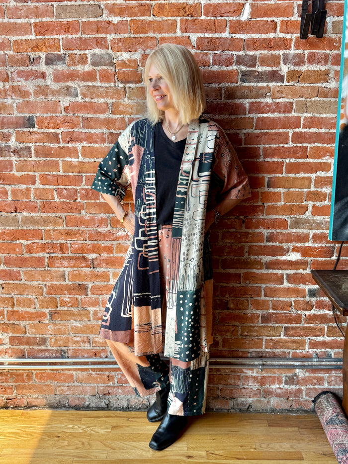 3 Potato Long Kimono