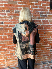 3 Potato Reversible Hooded Vest