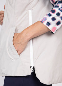 Olivia Reversible Taffeta Magnetic Vest