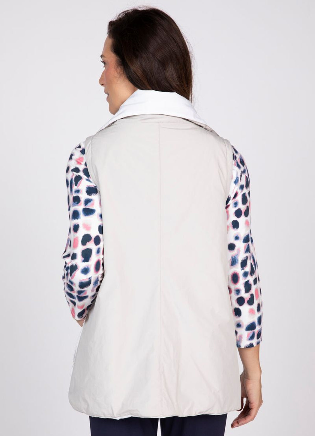 Olivia Reversible Taffeta Magnetic Vest