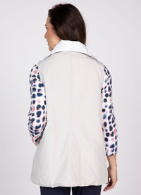 Olivia Reversible Taffeta Magnetic Vest