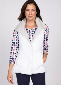 Olivia Reversible Taffeta Magnetic Vest