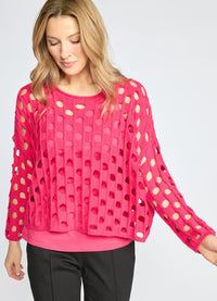 Olivia Open Weave Topper