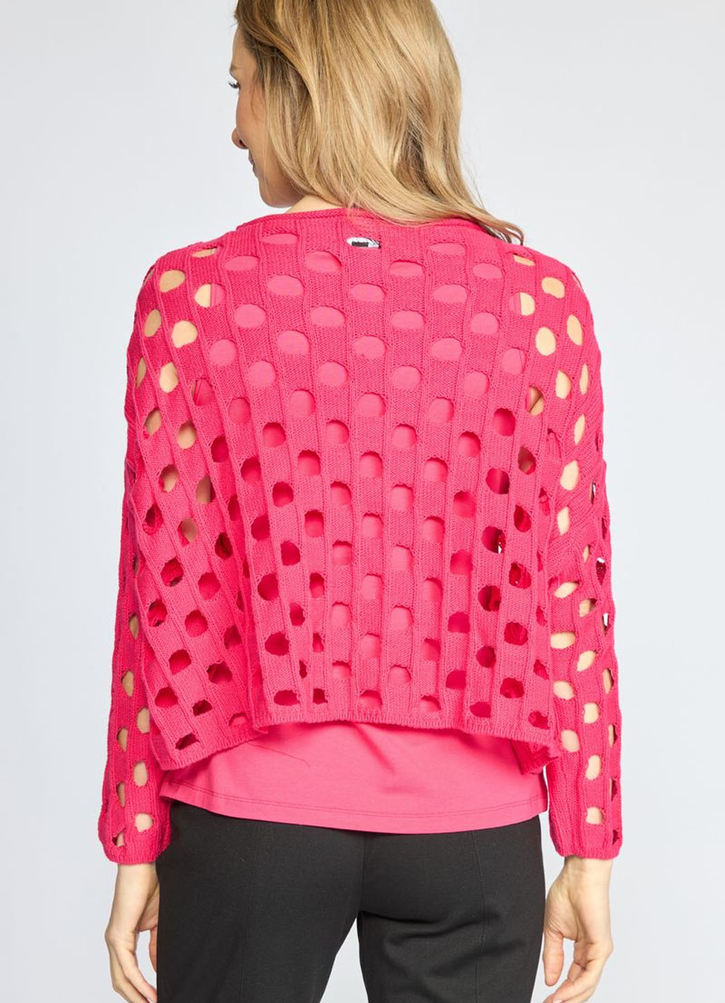 Olivia Open Weave Topper