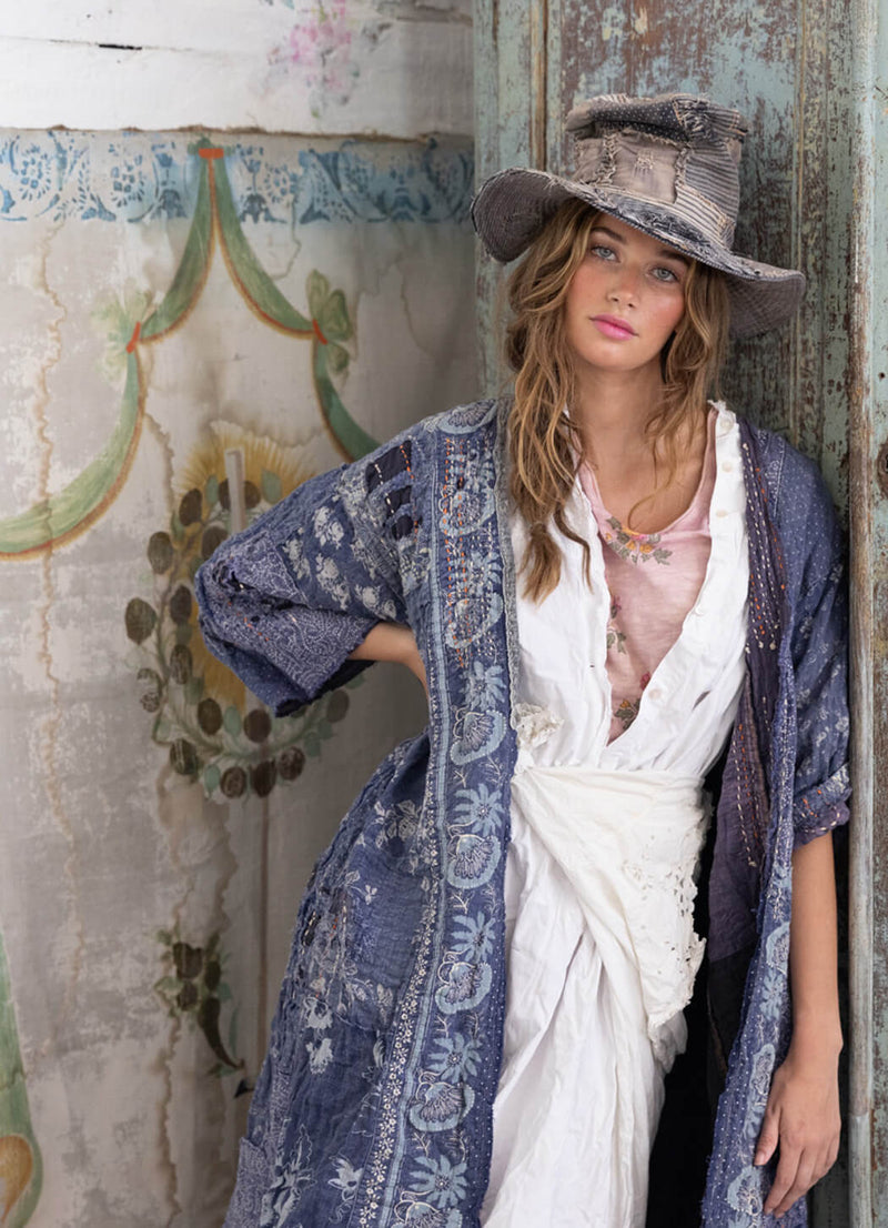 Magnolia Pearl Quilted Boro Kimono