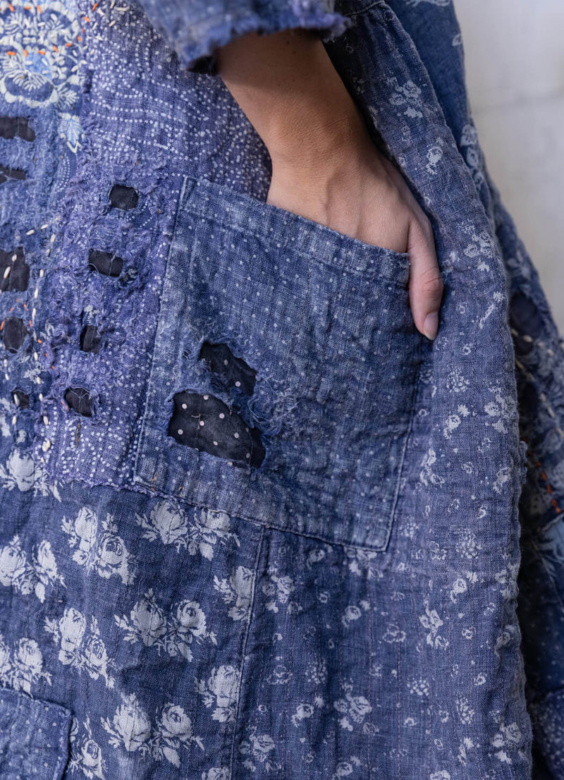 Magnolia Pearl Quilted Boro Kimono