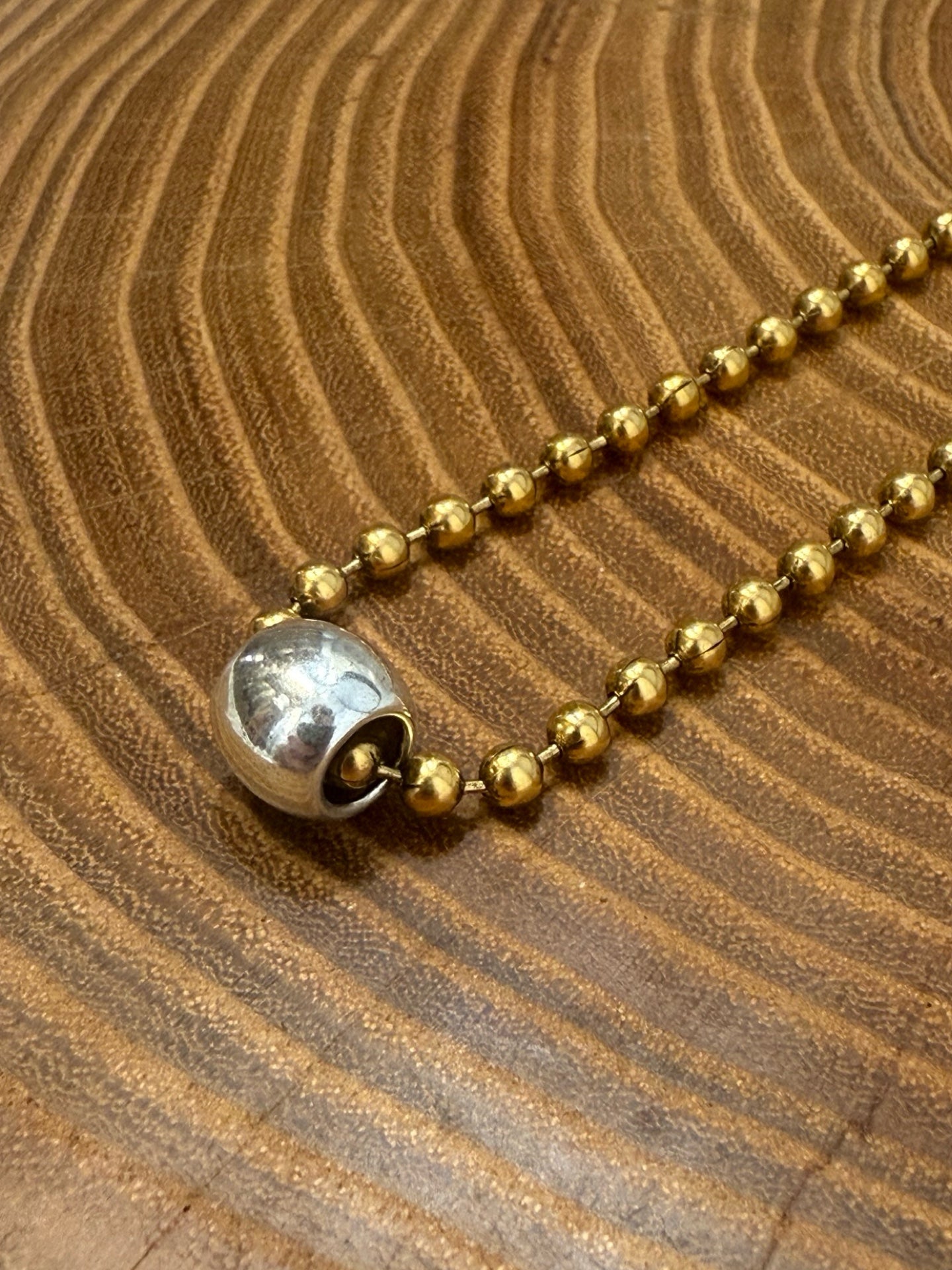 Belle Via Jewelry Small Ball Chain Tube Necklace – Details Direct