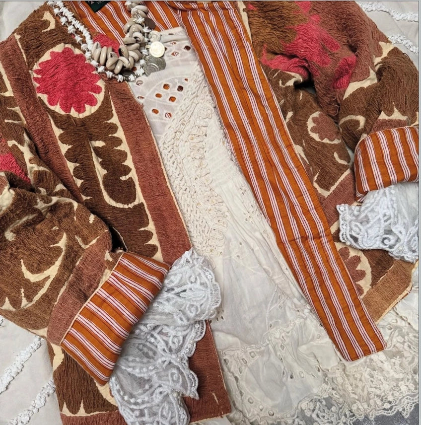 ToutVintage Afghan Embroidery Jacket