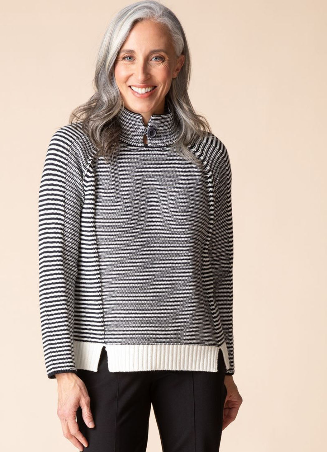 Habitat Yin Yang Stripe Pullover
