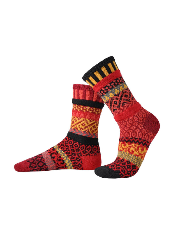 Solmate Socks Crew Fire