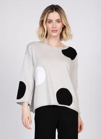 Olivia Full Circle Dot Pullover