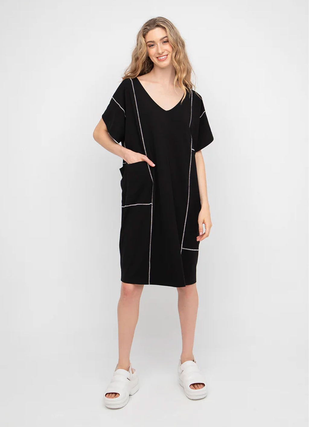 Ozai Geometric Dress – Details Direct