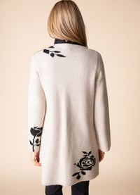 Habitat Floral Winter Bloom Cardigan
