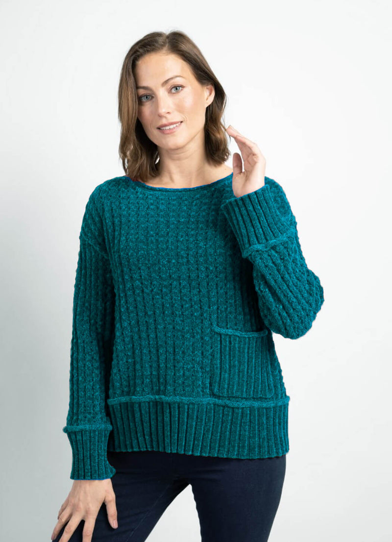 Habitat Aspen Chenille Tweedy Pocket Pullover