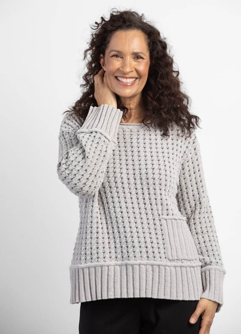 Habitat Aspen Chenille Tweedy Pocket Pullover