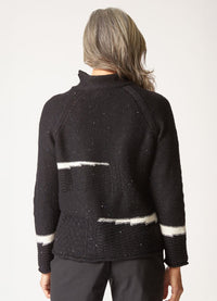Habitat Harvest Tweed Mixed Cable Stitch Pullover
