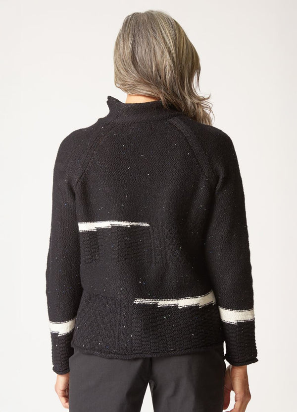 Habitat Harvest Tweed Mixed Cable Stitch Pullover