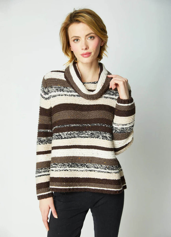 Habitat Rustic Stripe Tonal Stripe Pullover