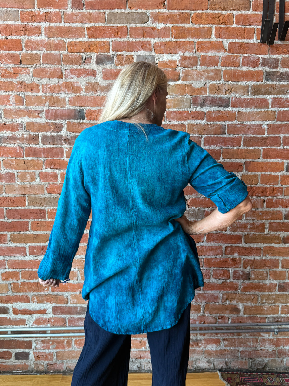 Oh My Gauze Brunch V-Neck Tunic