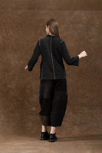 Mieko Mintz Silk Patch Kantha Short Jacket