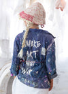 Magnolia Pearl Paint Splatter Crop Tancy Coat