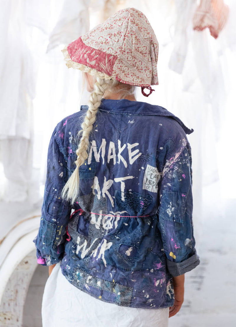 Magnolia Pearl Paint Splatter Crop Tancy Coat