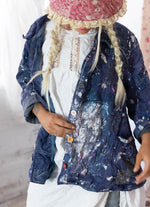 Magnolia Pearl Paint Splatter Crop Tancy Coat