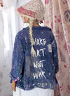 Magnolia Pearl Paint Splatter Crop Tancy Coat