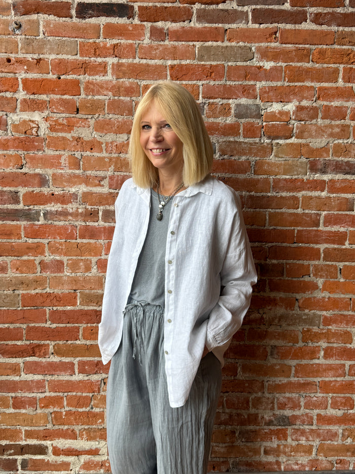 Suzy D Marcus Linen Oversize Shirt