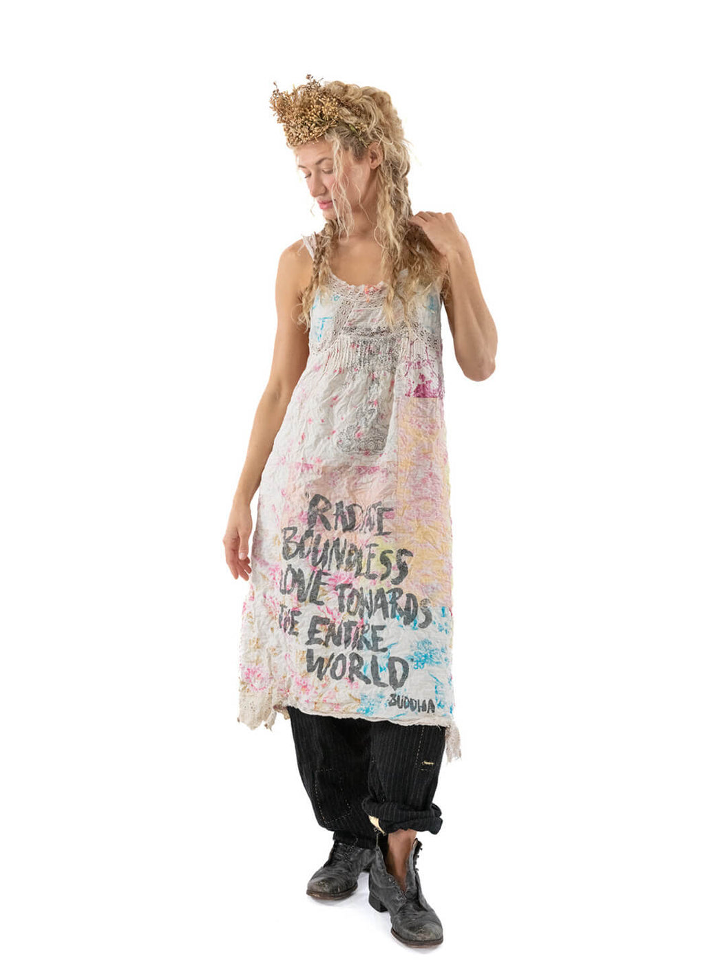Magnolia Pearl Quilted Floral Clementine Slip Dress