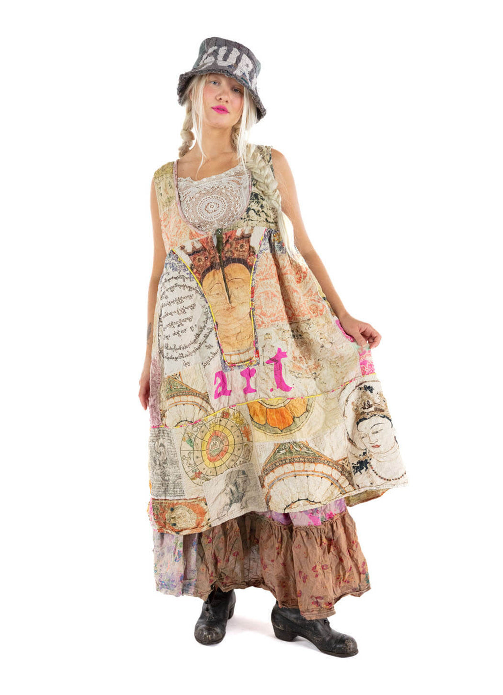 Magnolia Pearl Patchwork Bharata Tank Dress