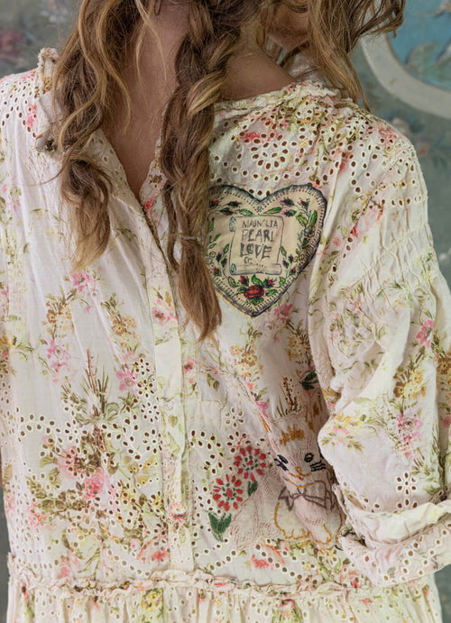 Magnolia Pearl Eyelet Ruth Ruffle Dress