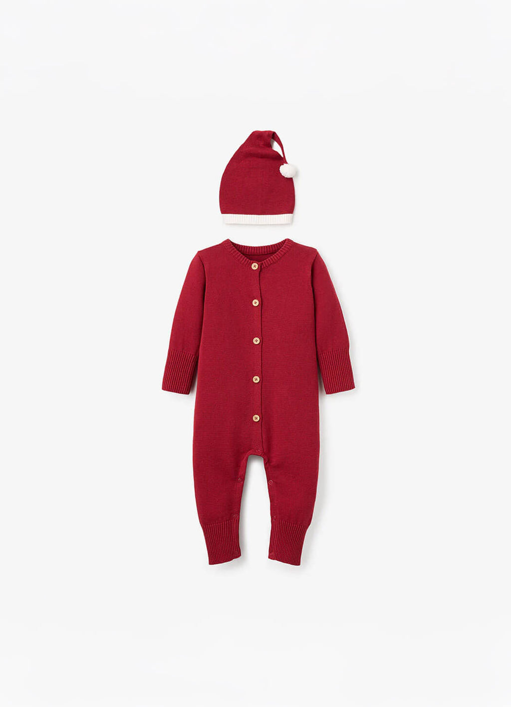 Elegant Baby Santa Baby Union Suit & Hat Set – Details Direct