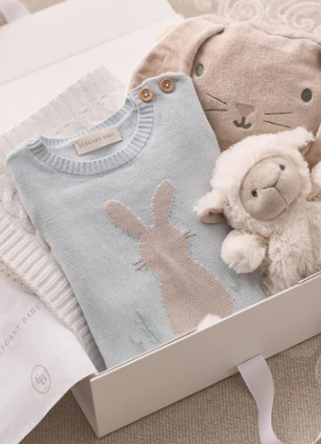 Elegant Baby Bunny Knit Shortall Romper – Details Direct