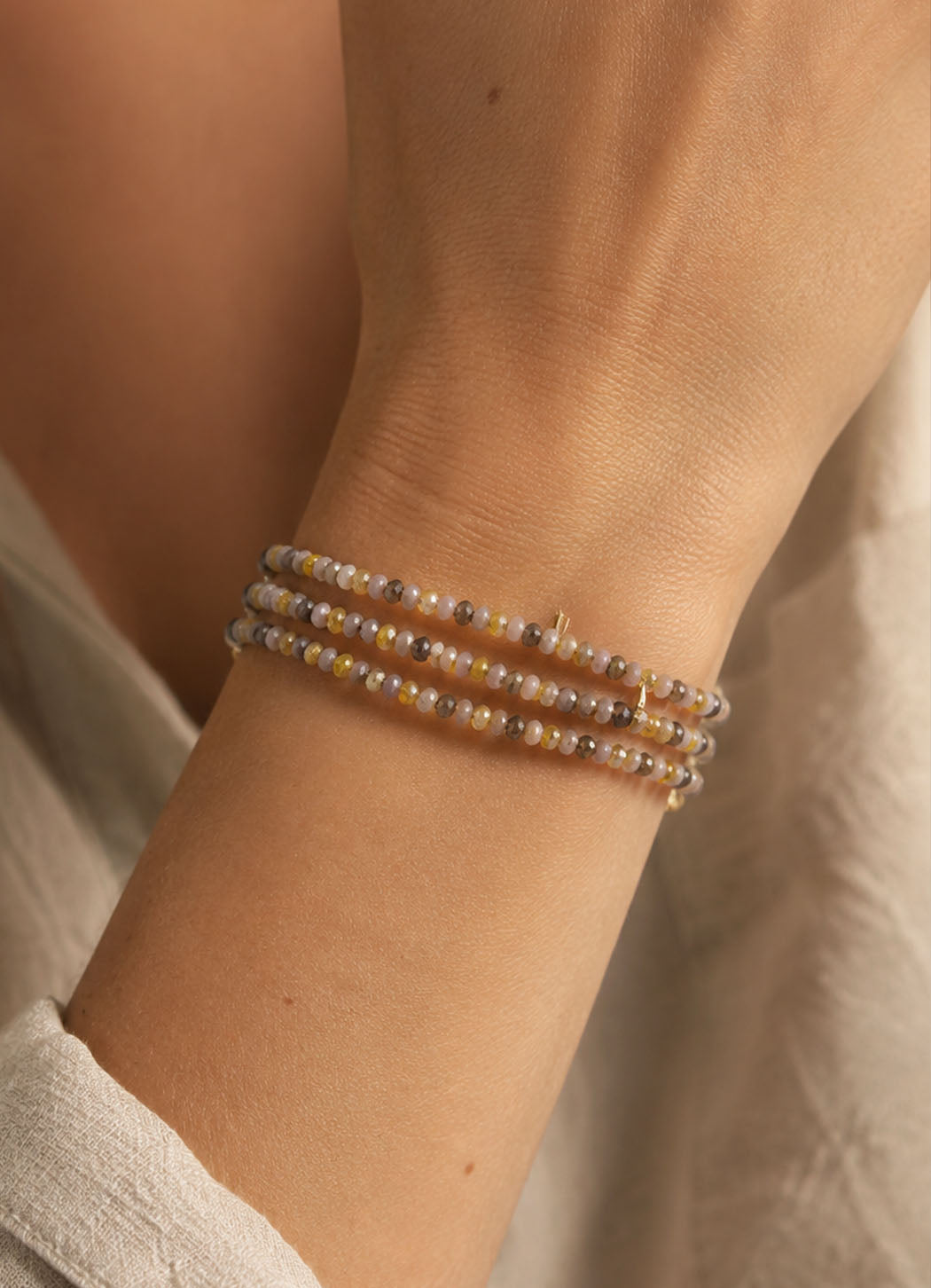 Marlyn Schiff Crystal Beaded Bracelet