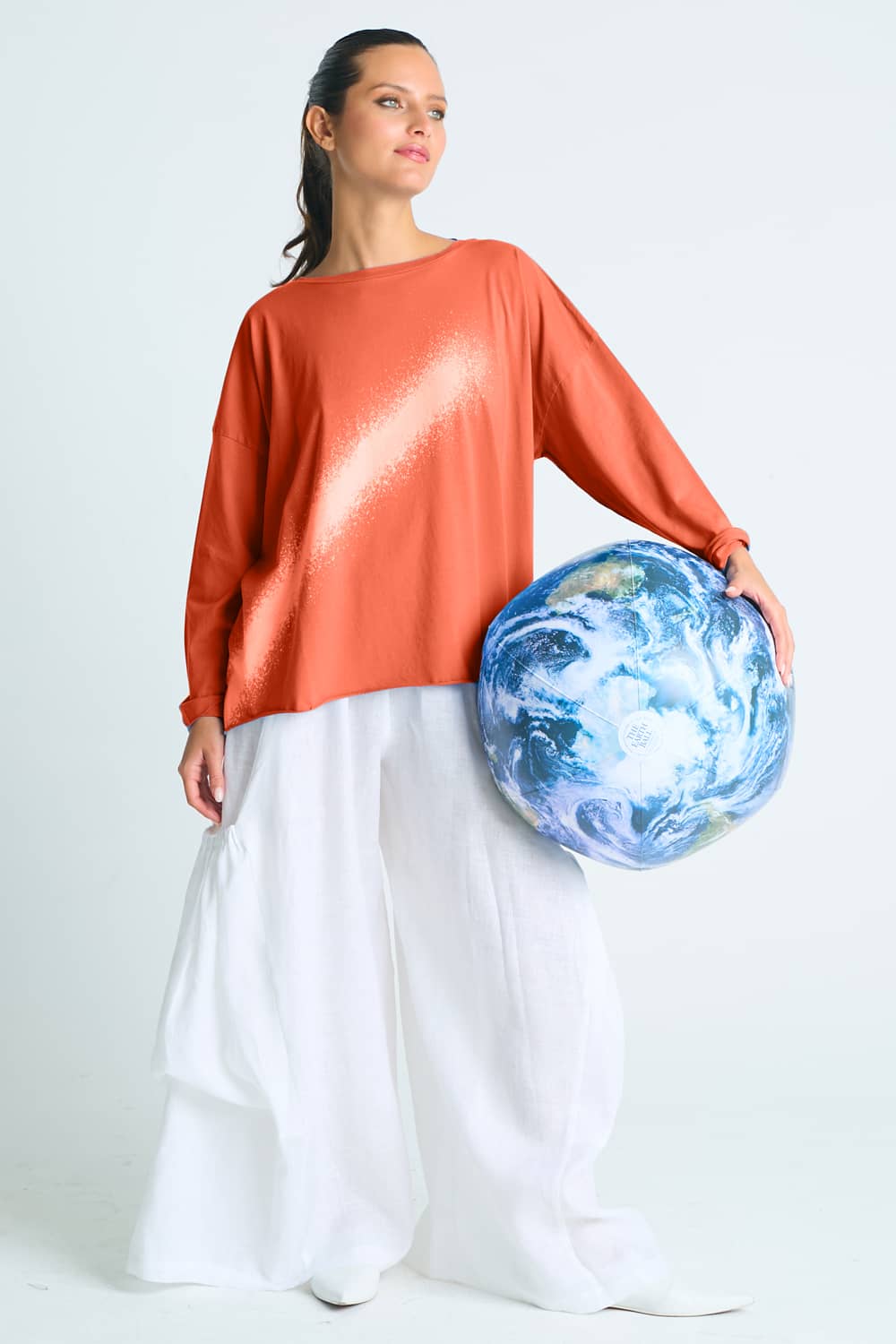 Planet Bleached Boxy T