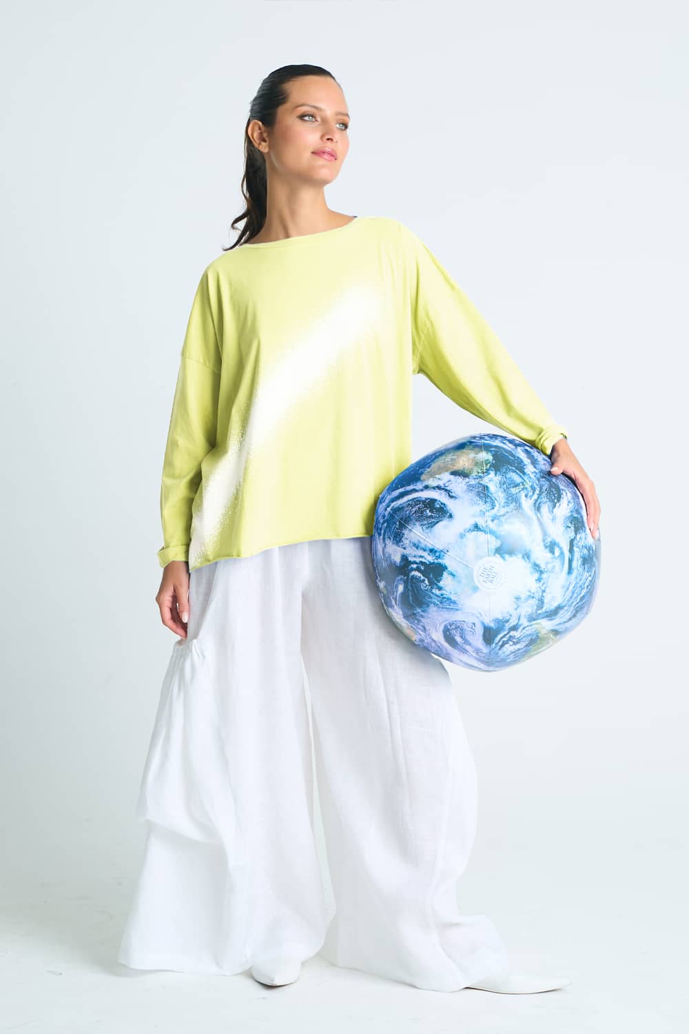 Planet Bleached Boxy T