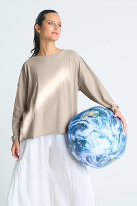 Planet Bleached Boxy T
