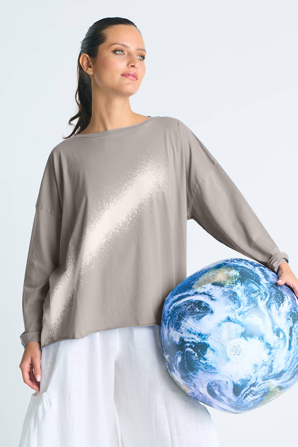 Planet Bleached Boxy T