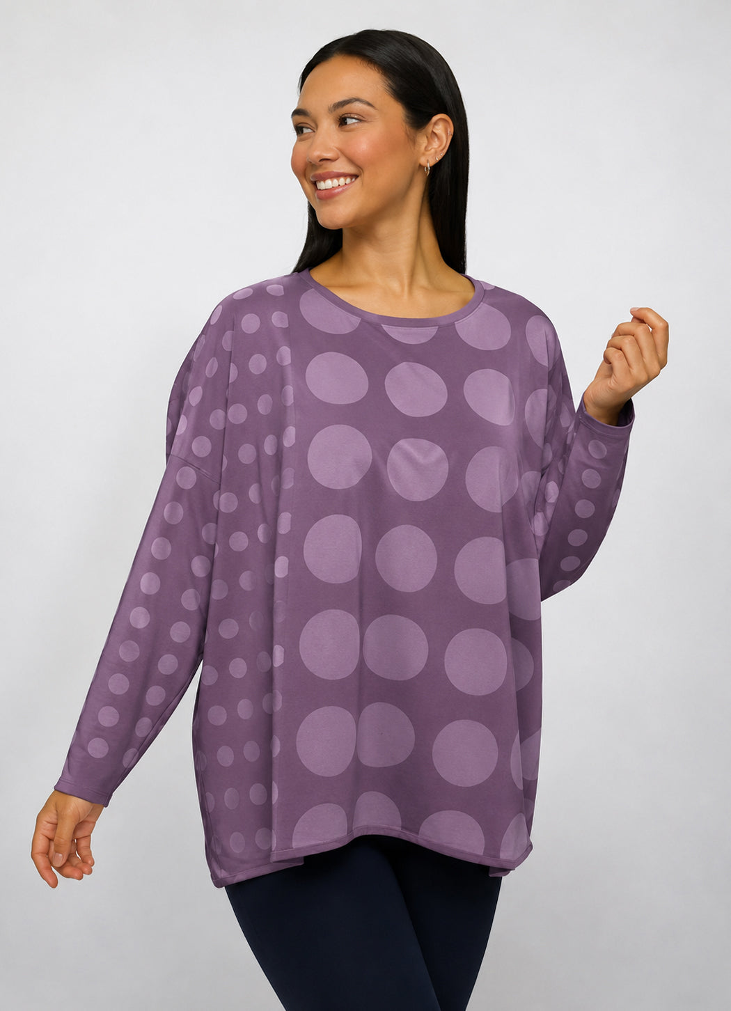 Planet Circles Boxy Tee
