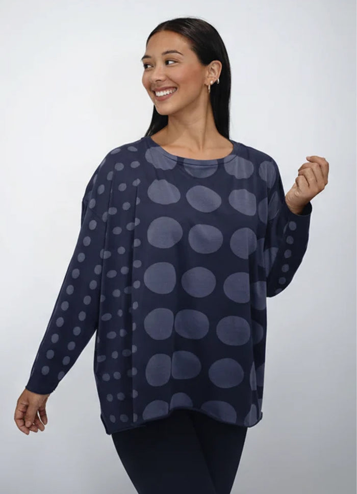 Planet Circles Boxy Tee